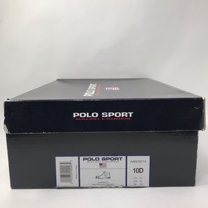 Ralph Lauren Polo Sport Conquest Maize/Black Leather Boot Size 10D